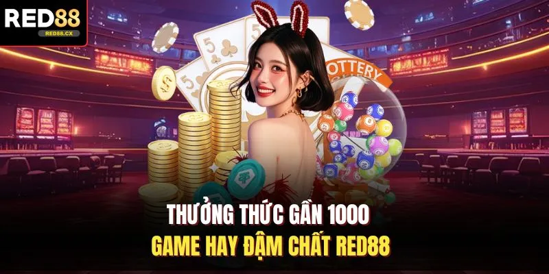Thưởng thức gần 1000 game hay đậm chất Red88