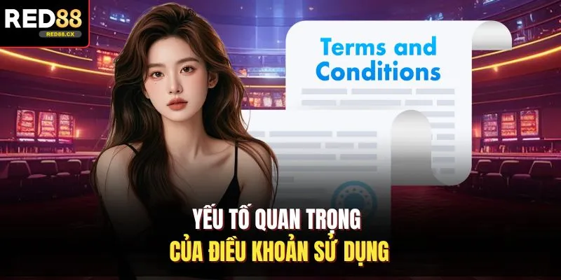 Yếu tố quan trọng của điều khoản sử dụng